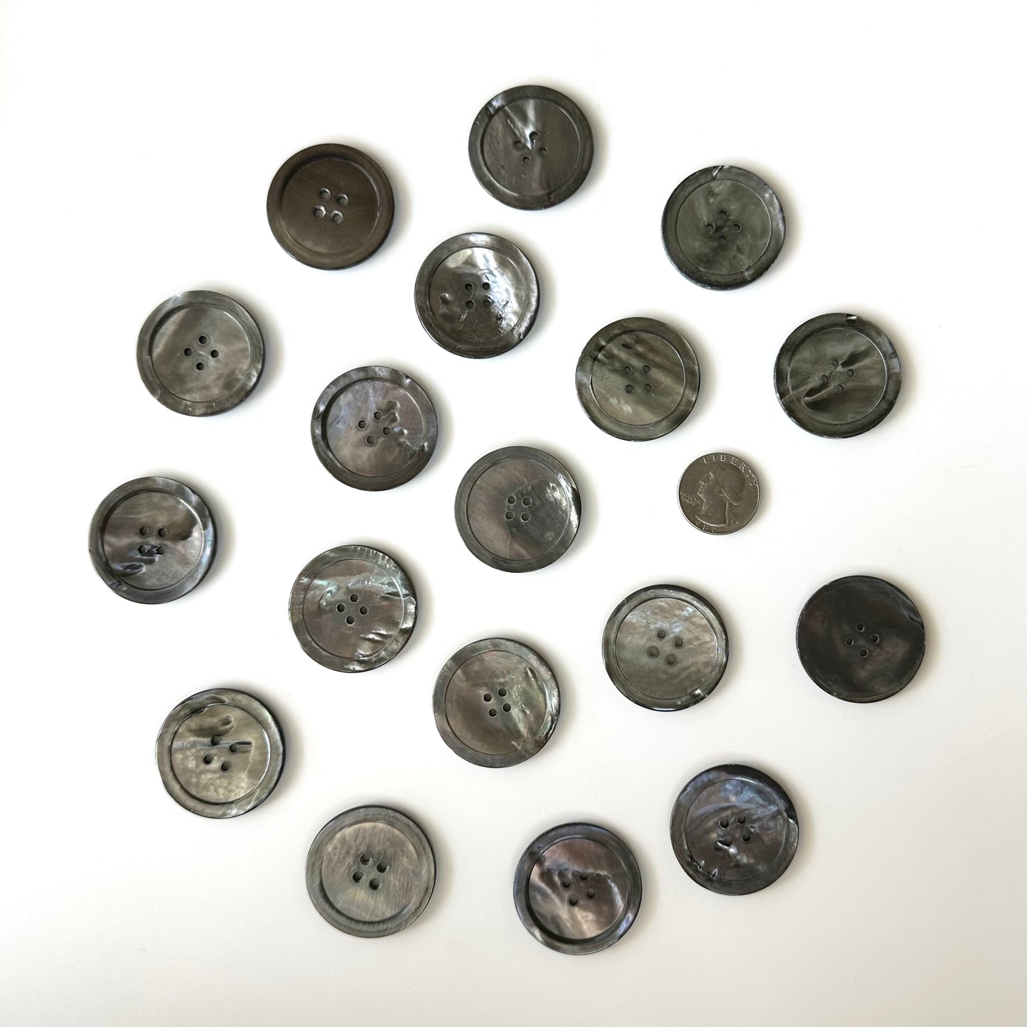 Shell Buttons - 1 inch and up