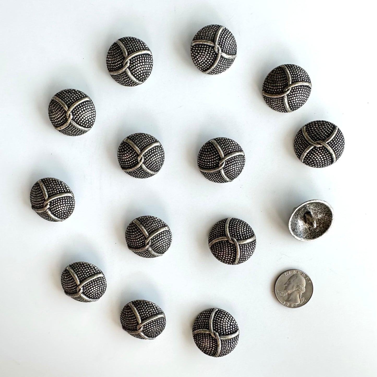 Metal Buttons over 7/8 inch