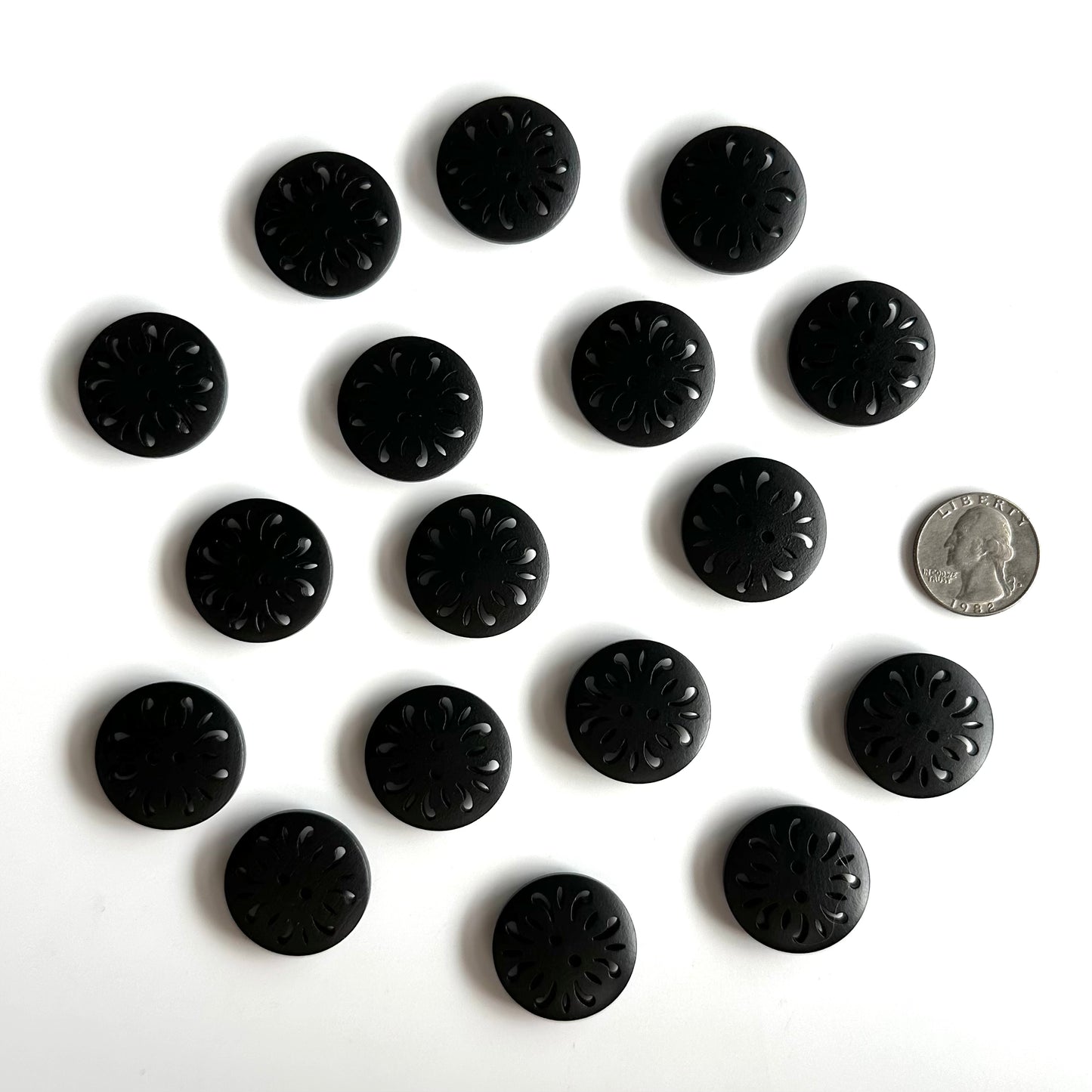 Wood Buttons over 7/8 inch