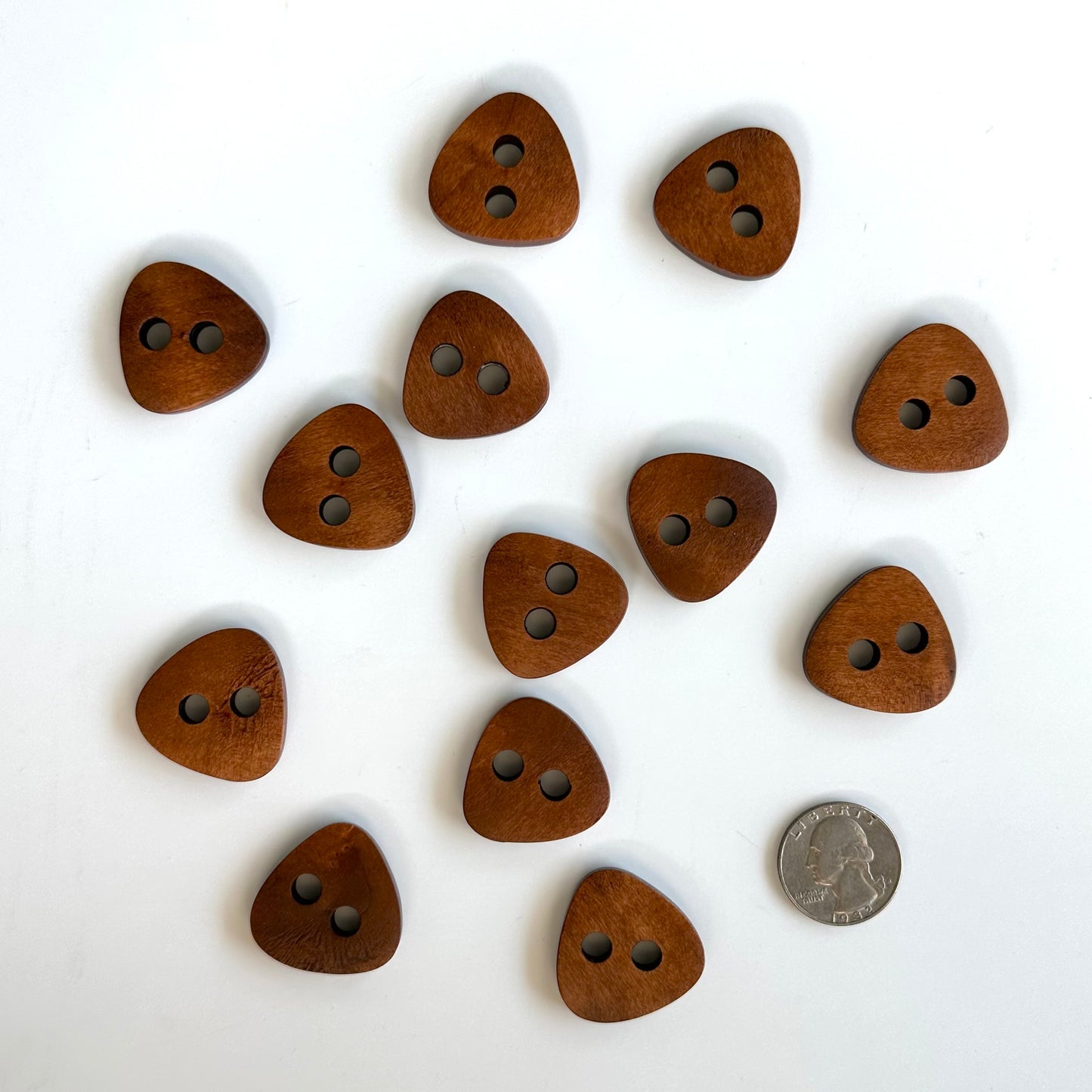Wood Buttons over 7/8 inch