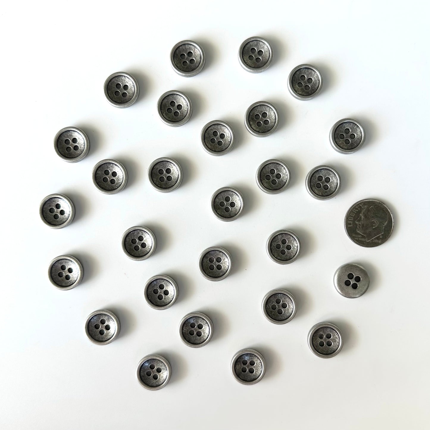 Metal Buttons under 5/8 inch