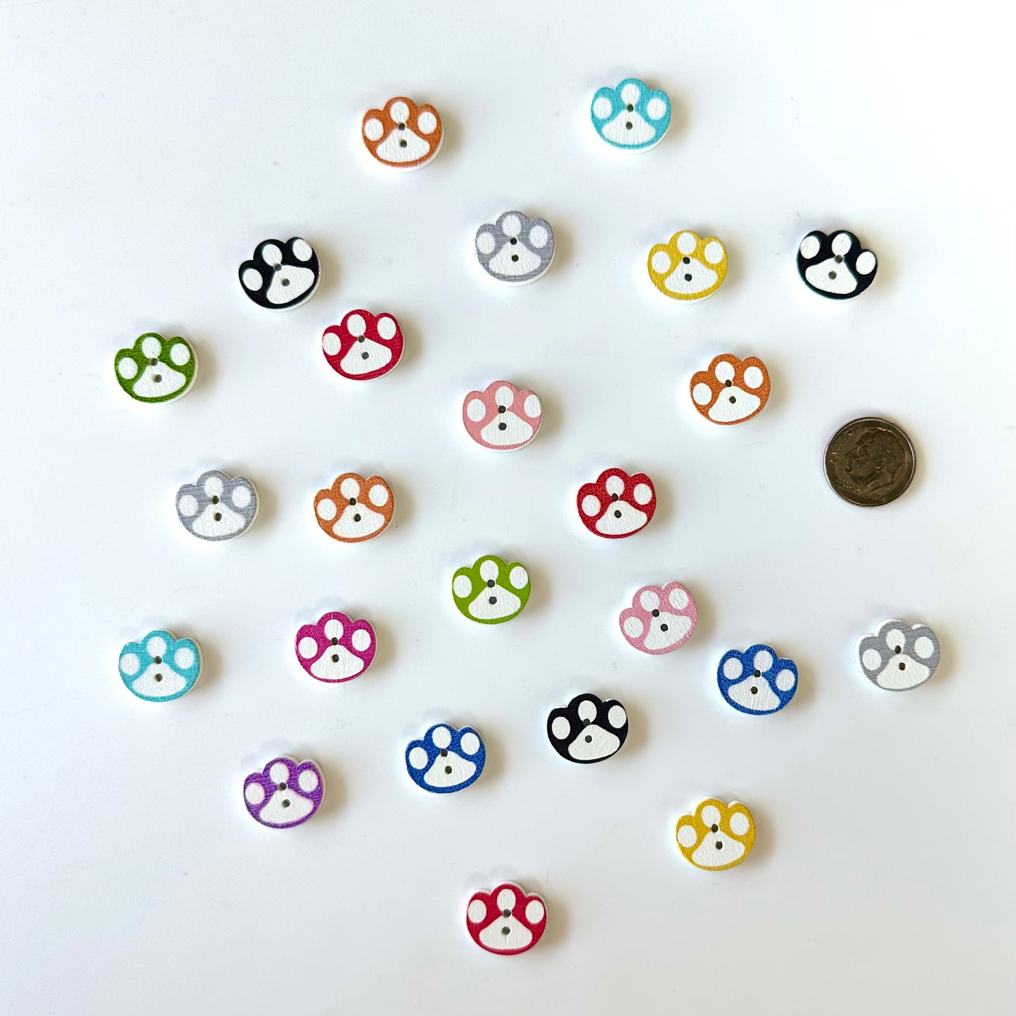 Wood Buttons under 5/8 inch