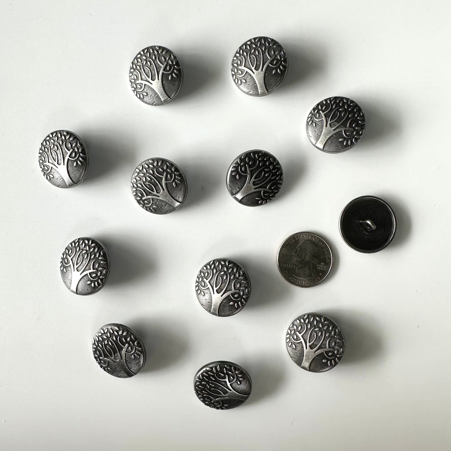Metal Buttons over 7/8 inch