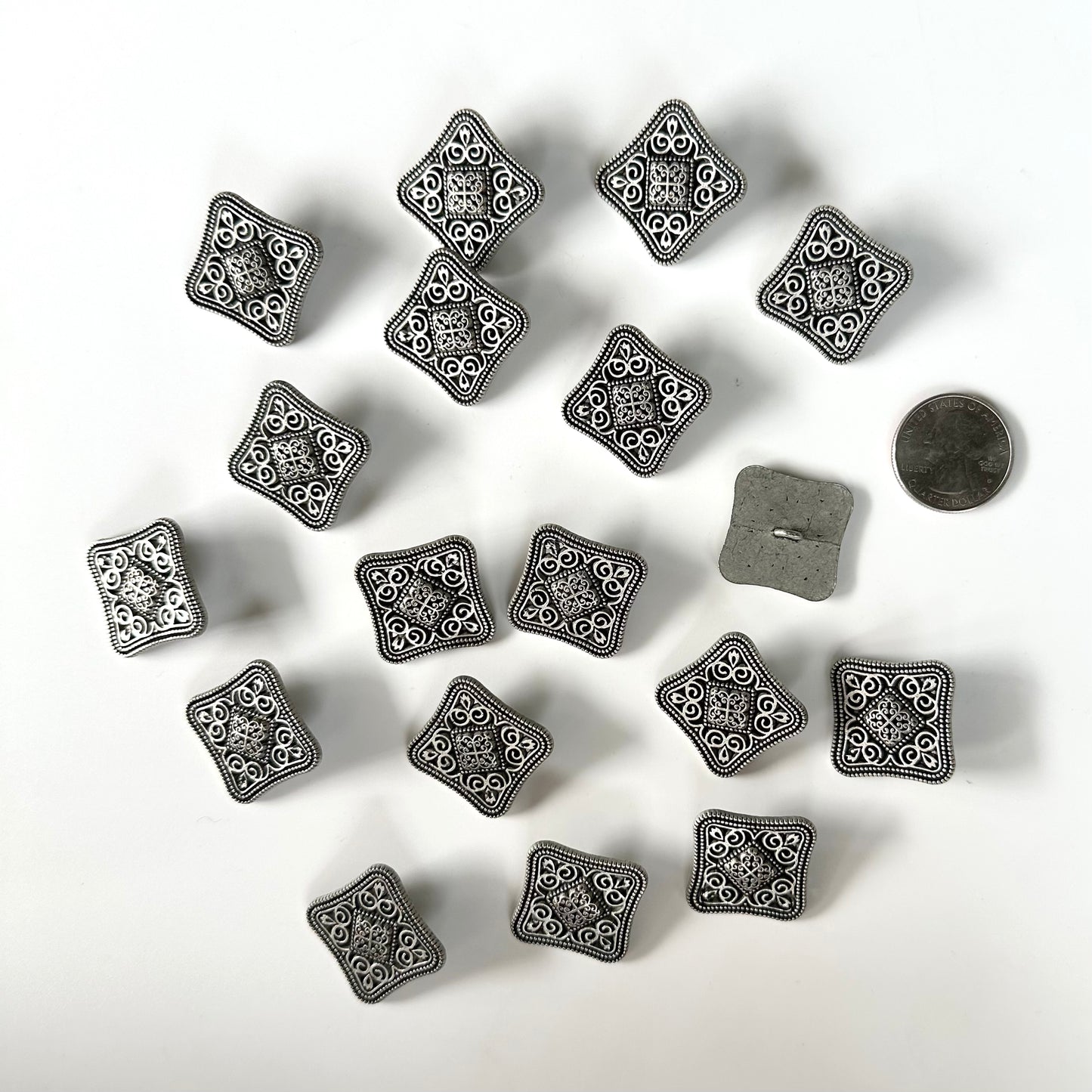 Metal Buttons over 7/8 inch