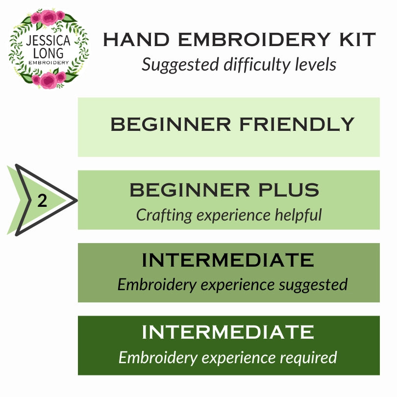 Mountain Bear Embroidery Kit | Jessica Long Embroidery