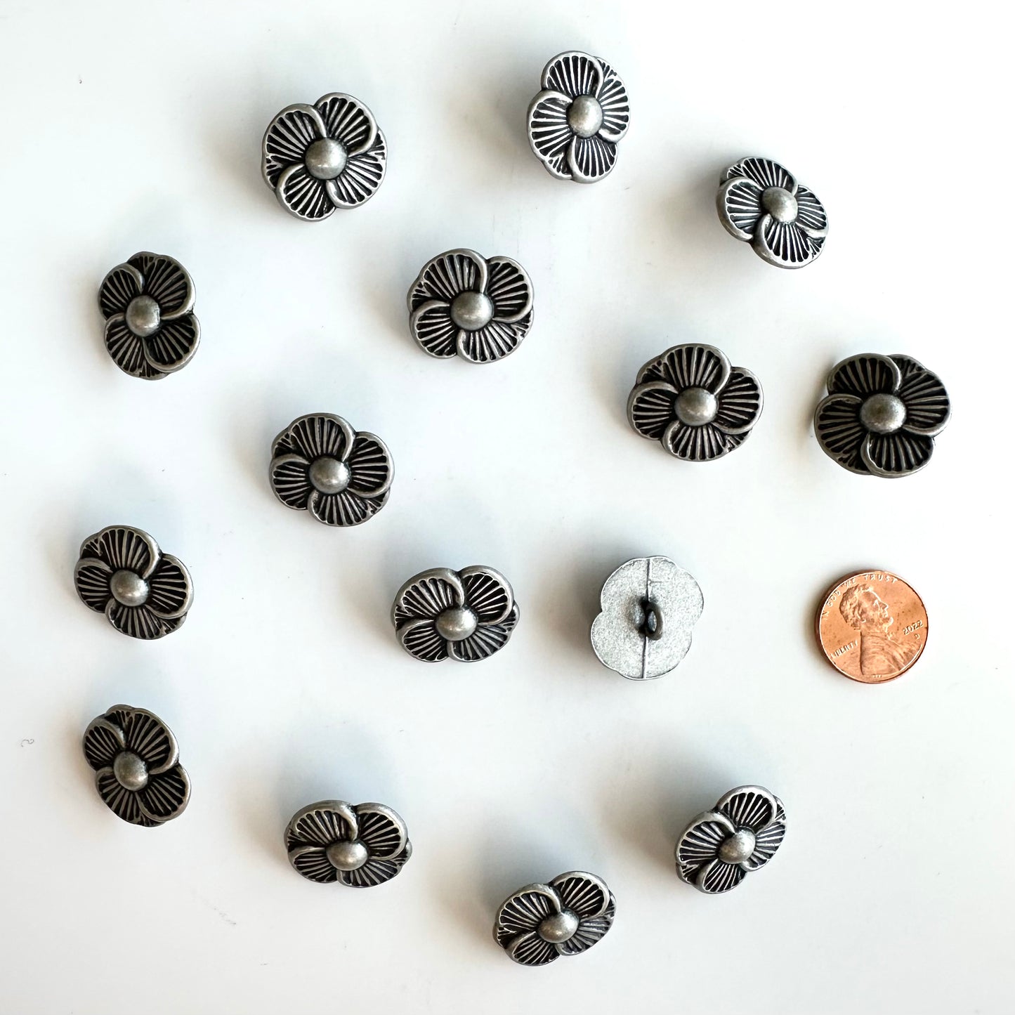 Metal Buttons 5/8 inch to 7/8 inch