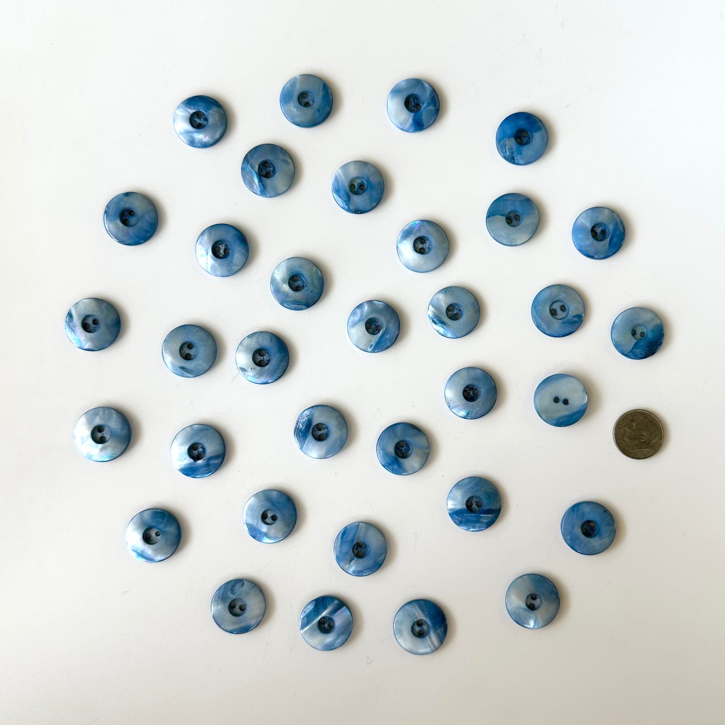 Shell Buttons - 5/8 to 7/8 inch