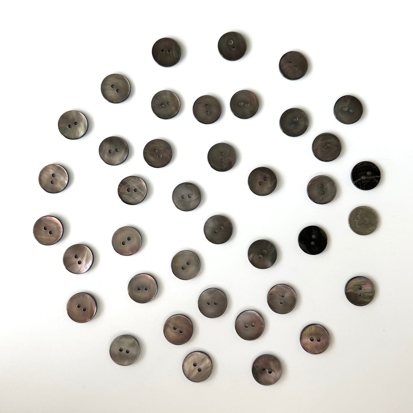 Shell Buttons - 5/8 to 7/8 inch