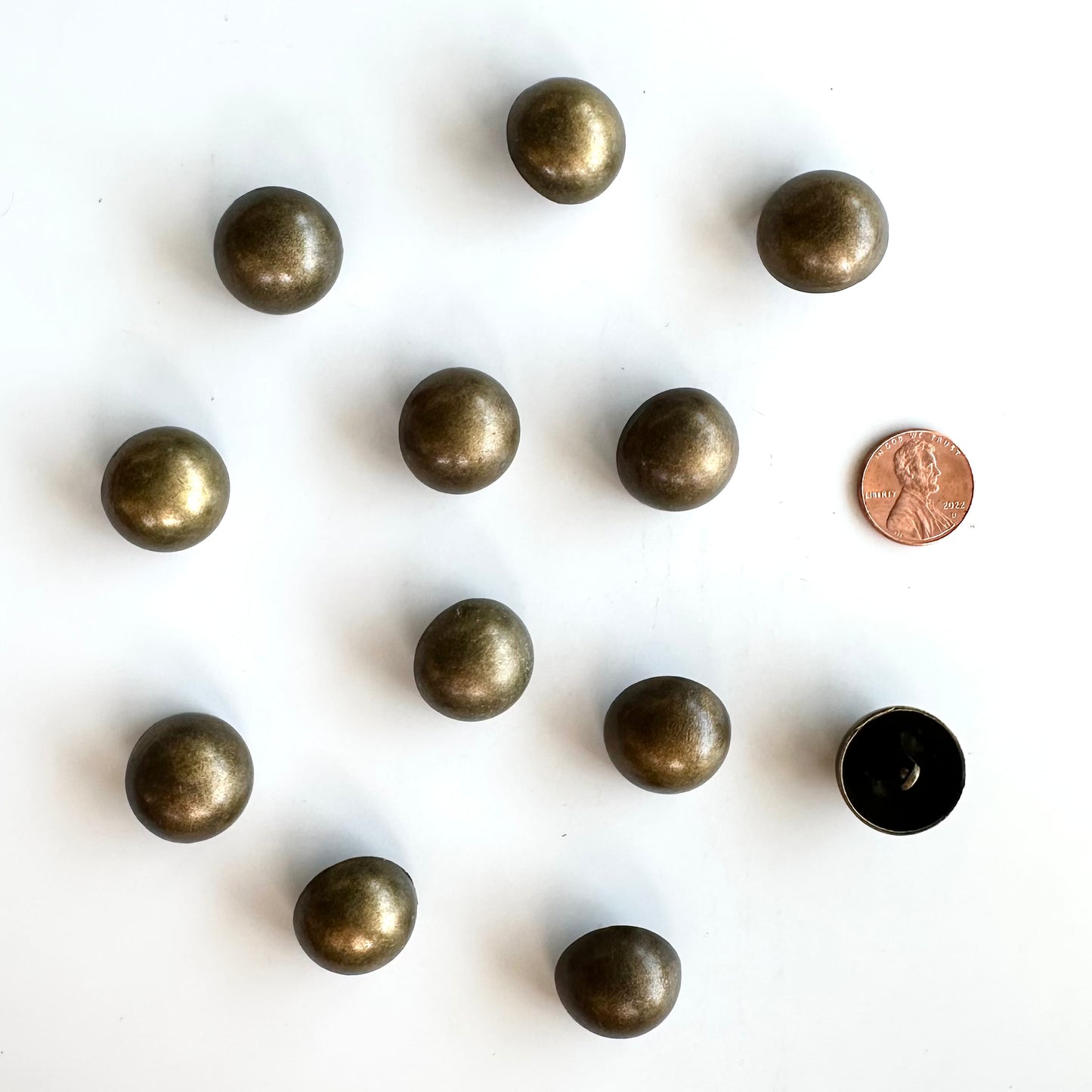 Metal Buttons 5/8 inch to 7/8 inch