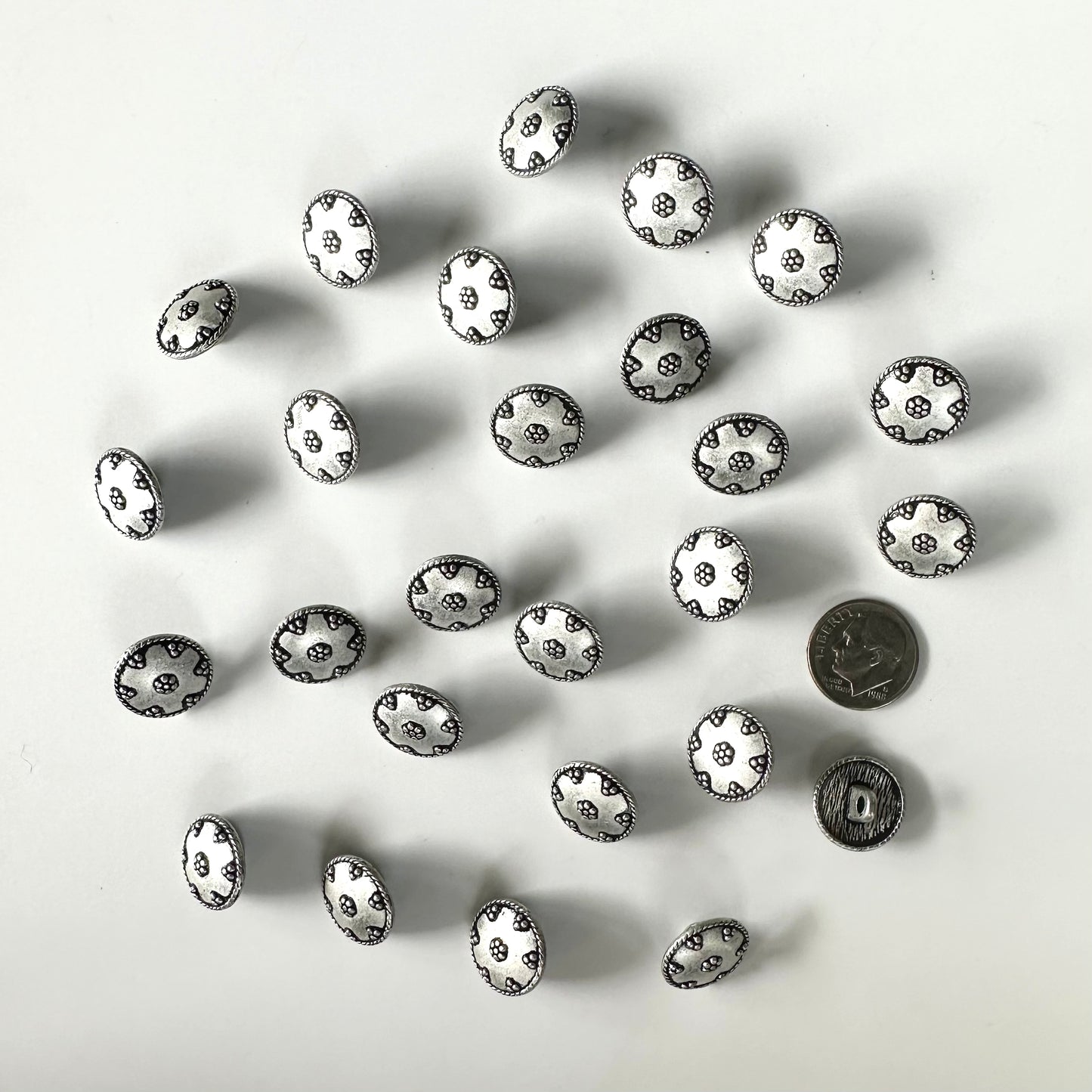 Metal Buttons 5/8 inch to 7/8 inch