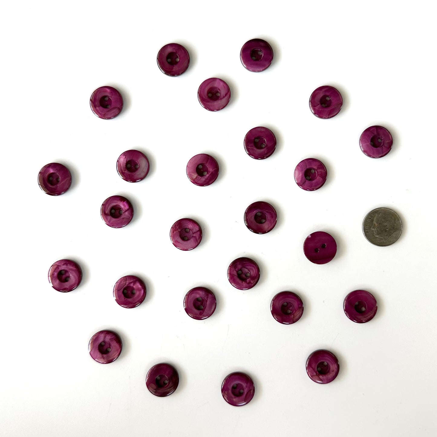 Shell Buttons - 5/8 to 7/8 inch