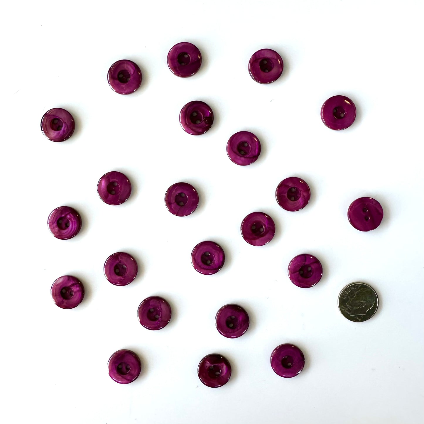 Shell Buttons - 5/8 to 7/8 inch
