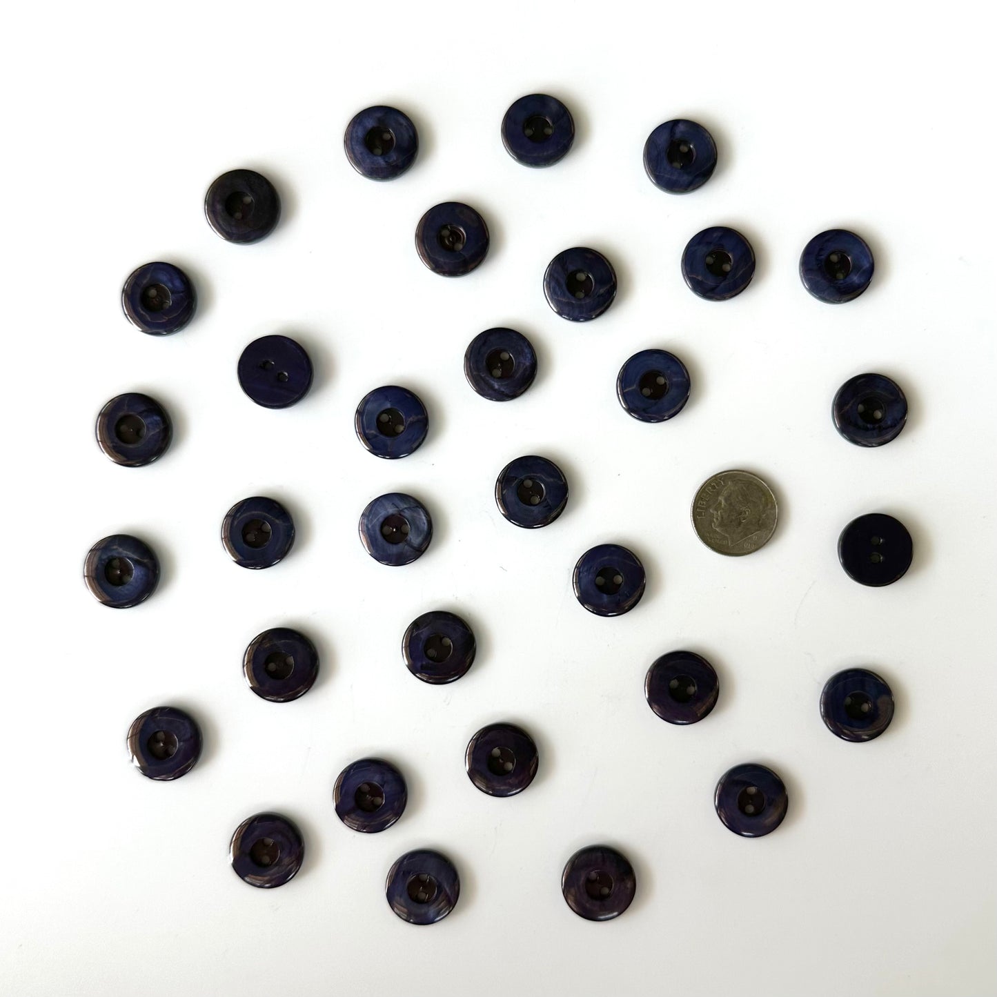 Shell Buttons - 5/8 to 7/8 inch