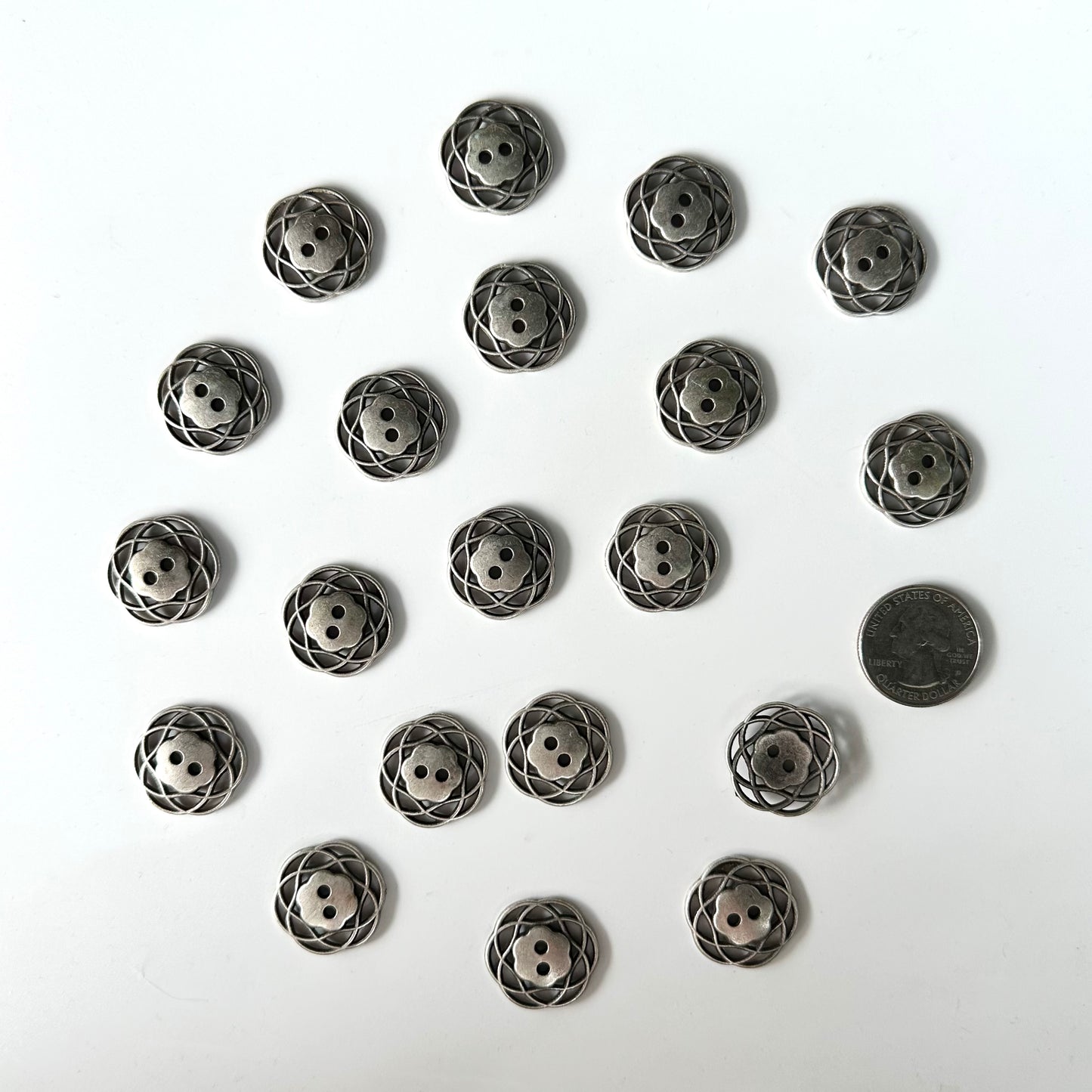 Metal Buttons 5/8 inch to 7/8 inch