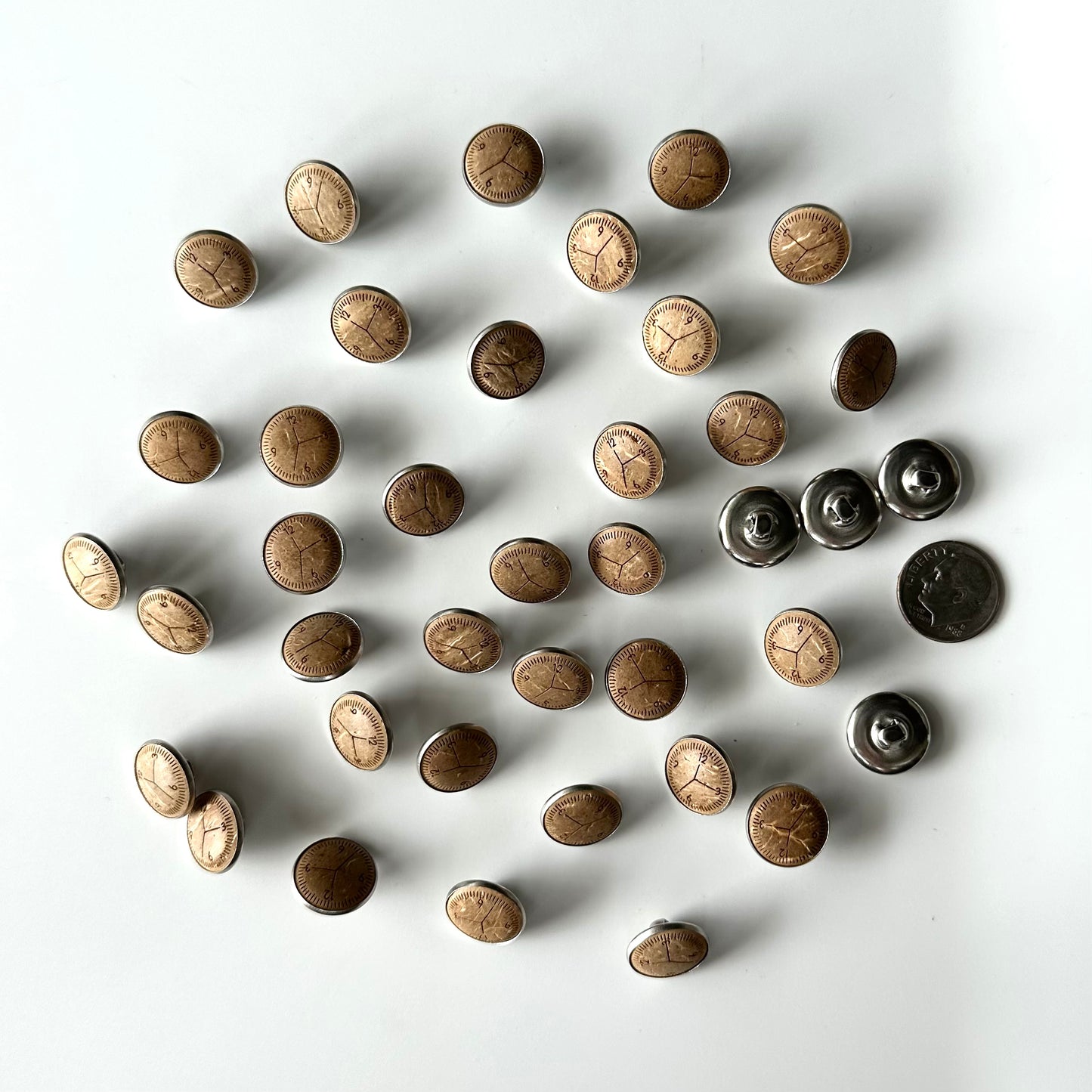 Metal Buttons under 5/8 inch