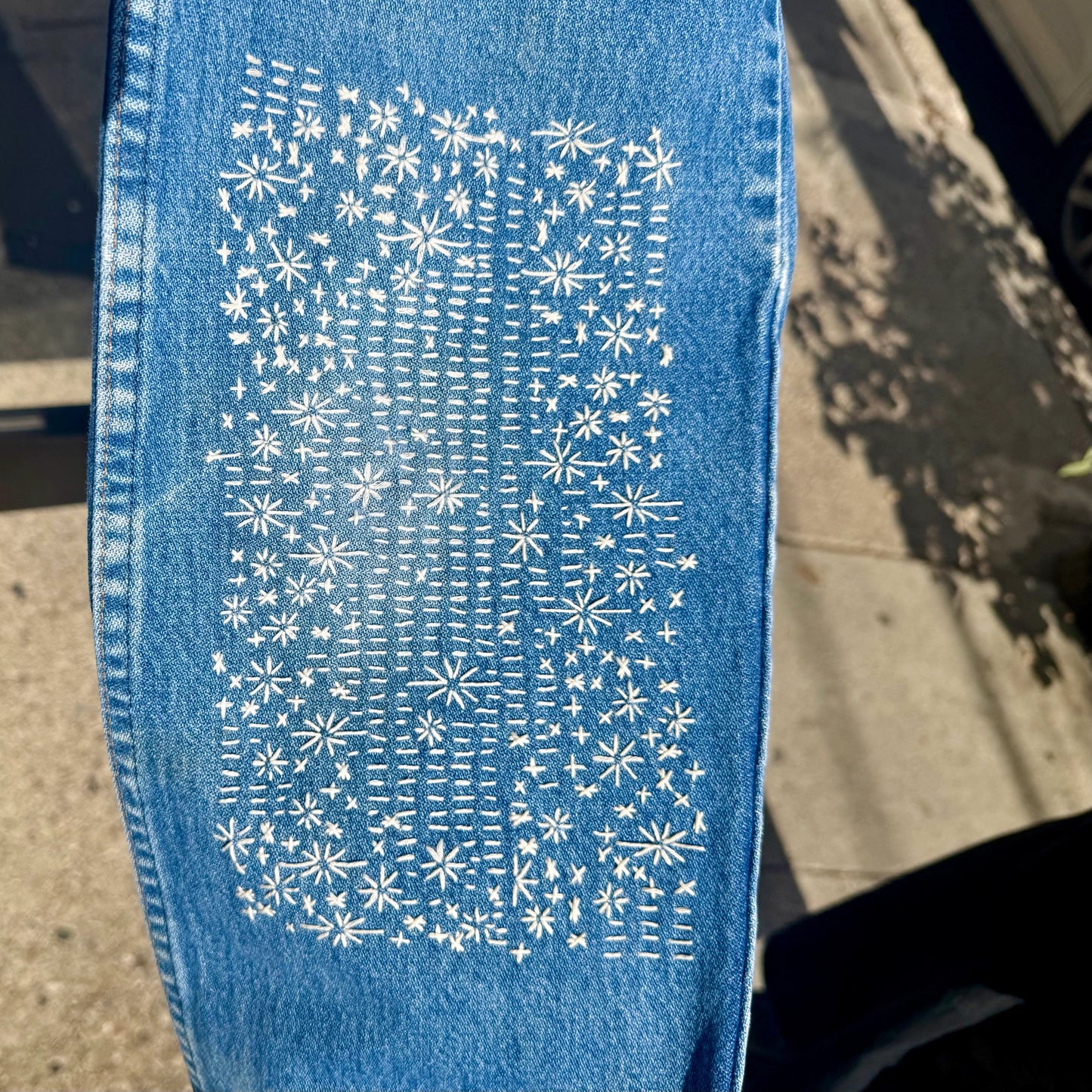Stars - Minimal Mending + Embellishment Stick & Stitch | Approved Textiles