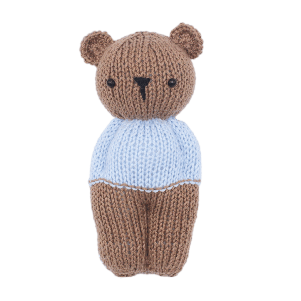 Abe Bear Knit Amigurumi Kit