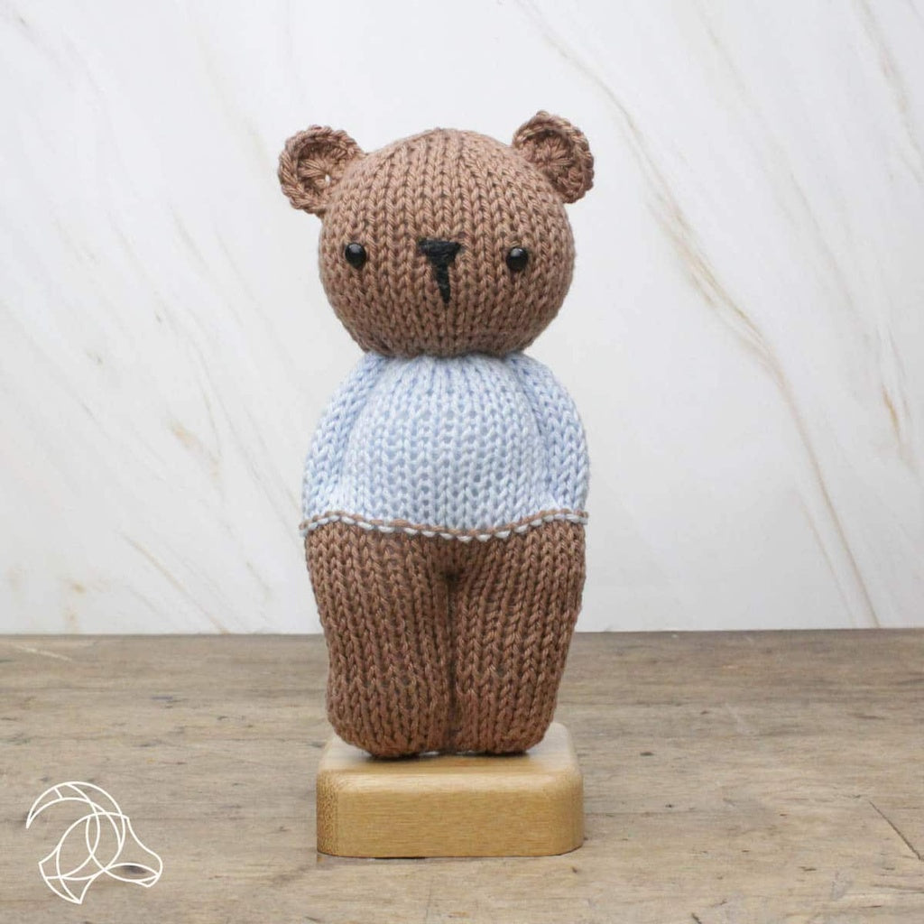 Abe Bear Knit Amigurumi Kit