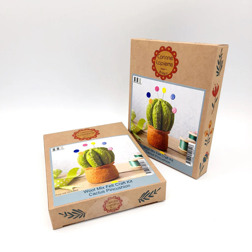 Felt Cactus Pincushion Kit |Corinne Lapierre
