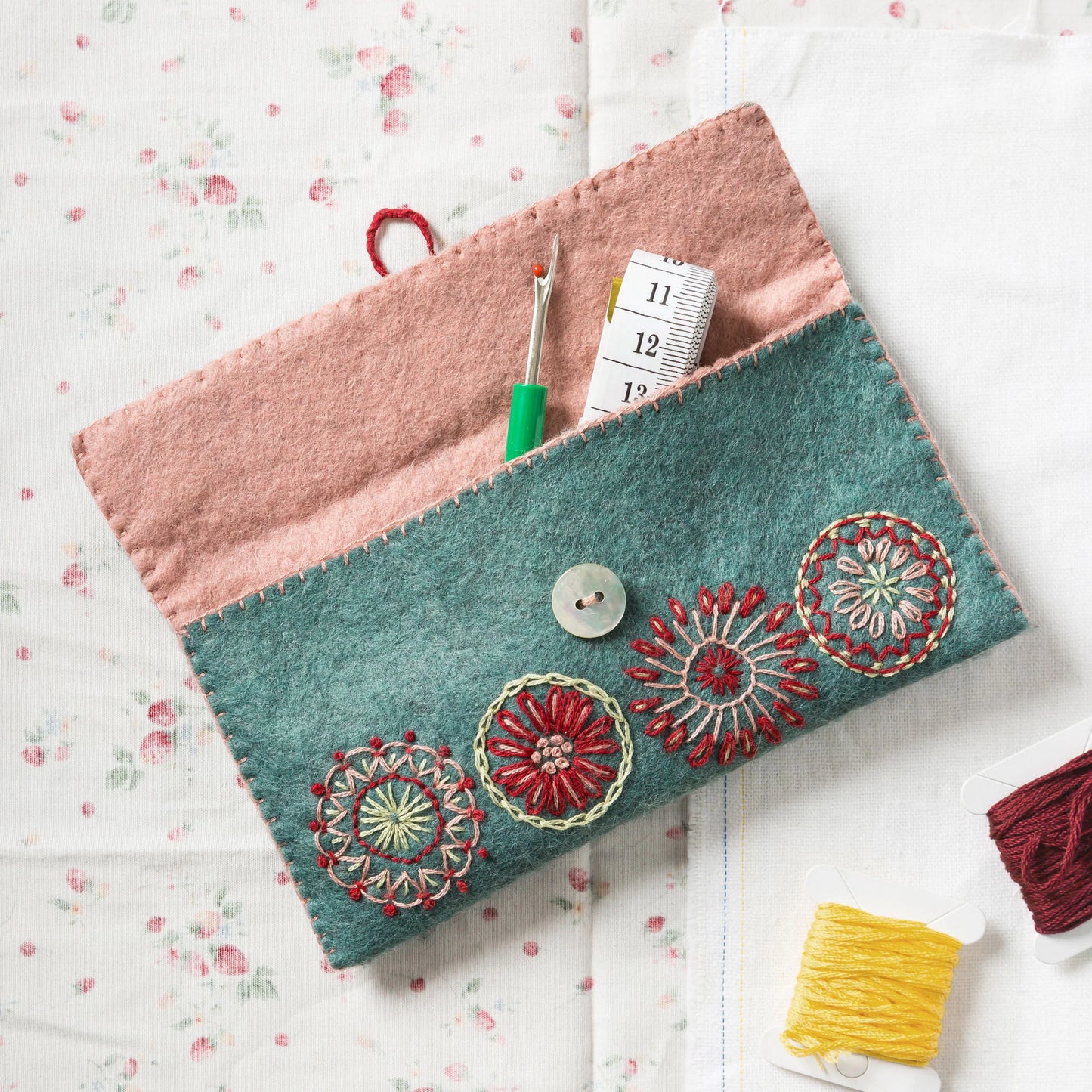 Sewing Pouch Felt Kit | Corinne Lapierre