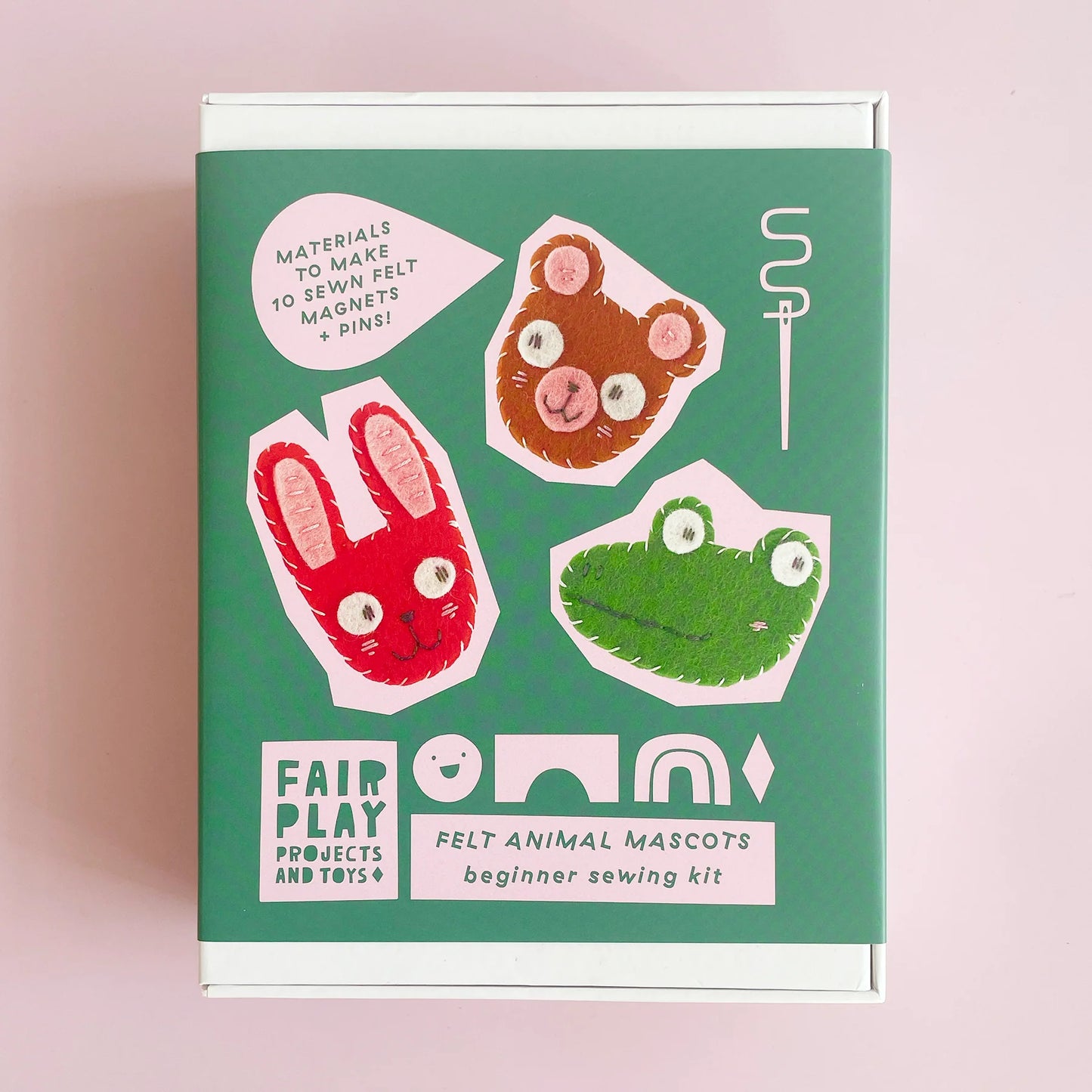 Felt Animal Mascots Kits | Fair Play Projects