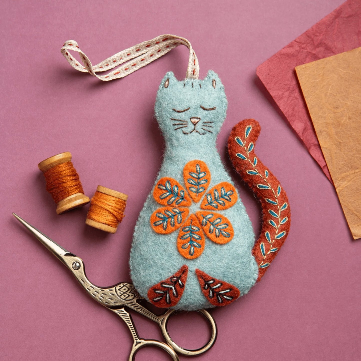 Folk Cat Felt Kit | Corinne Lapierre