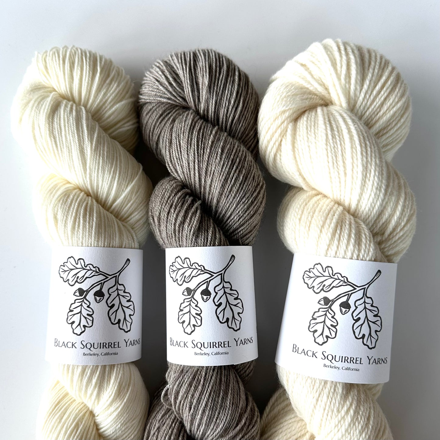 Undyed Superwash Yarns | Black Squirrel Yarns