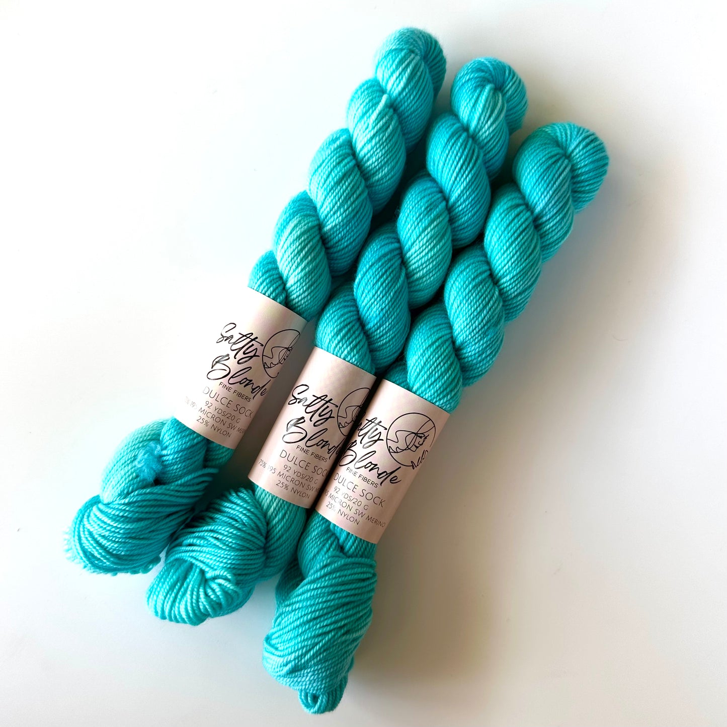 Dulce Sock Neon Minis | Salty Blonde Fiber
