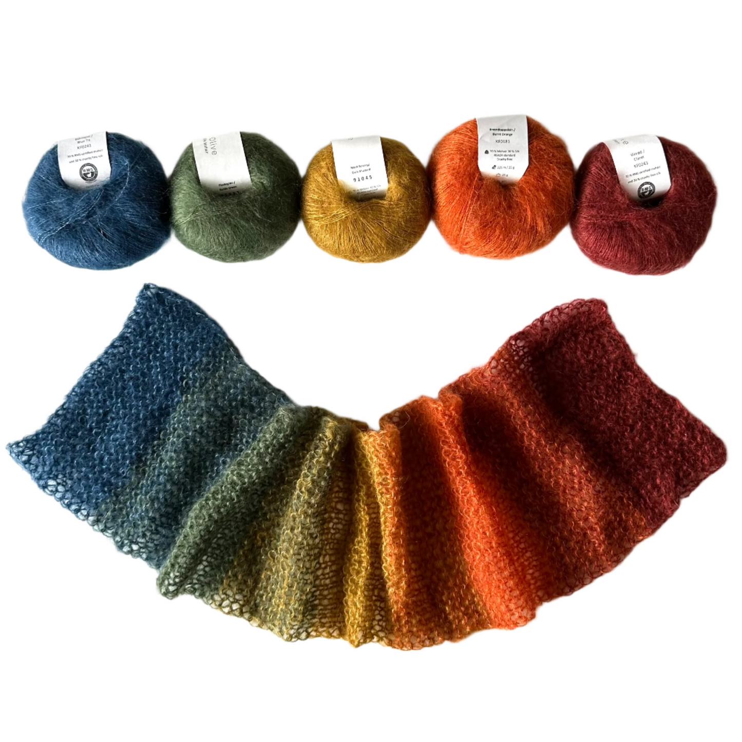 The Big Scarf & Wrap Kits (Includes Pattern)