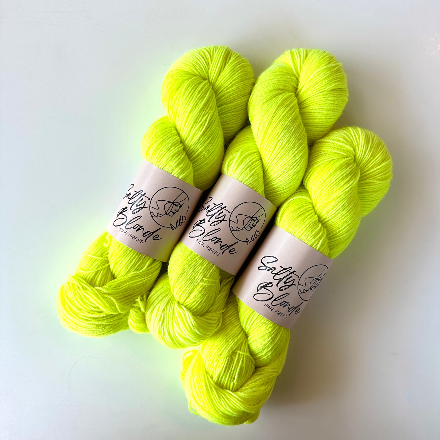 Dulce Sock Neons | Salty Blonde Fiber