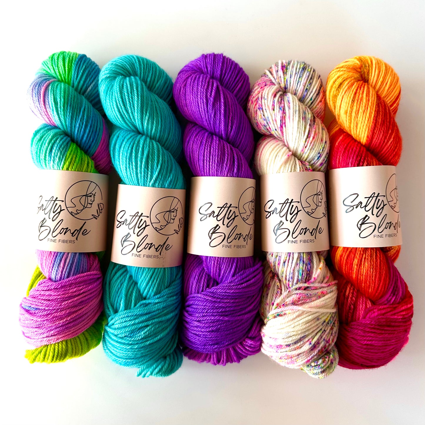 Worsted Neons | Salty Blonde Fiber