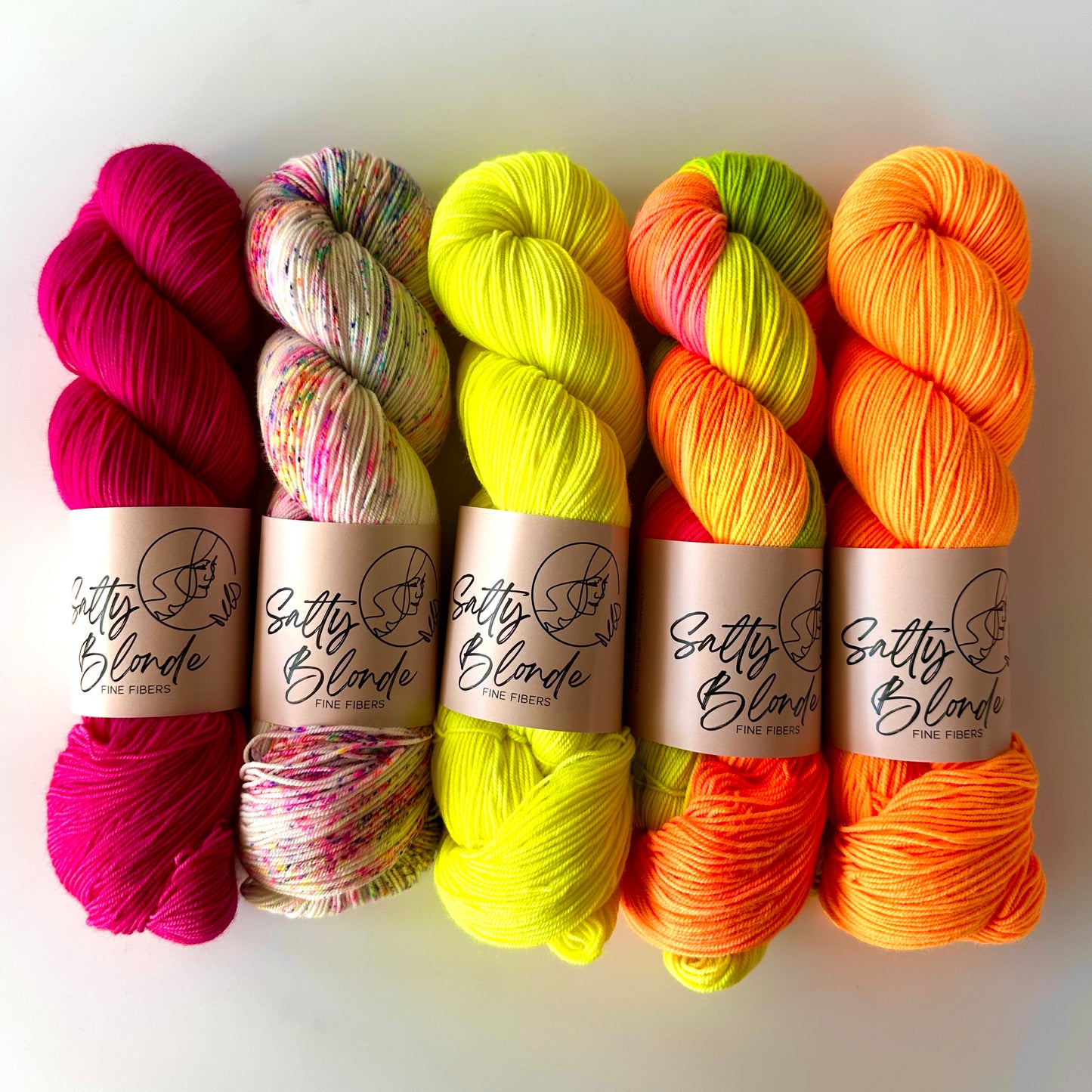 Dulce Sock Neons | Salty Blonde Fiber