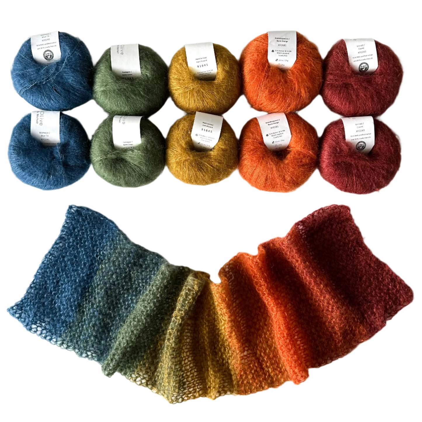 The Big Scarf & Wrap Kits (Includes Pattern)