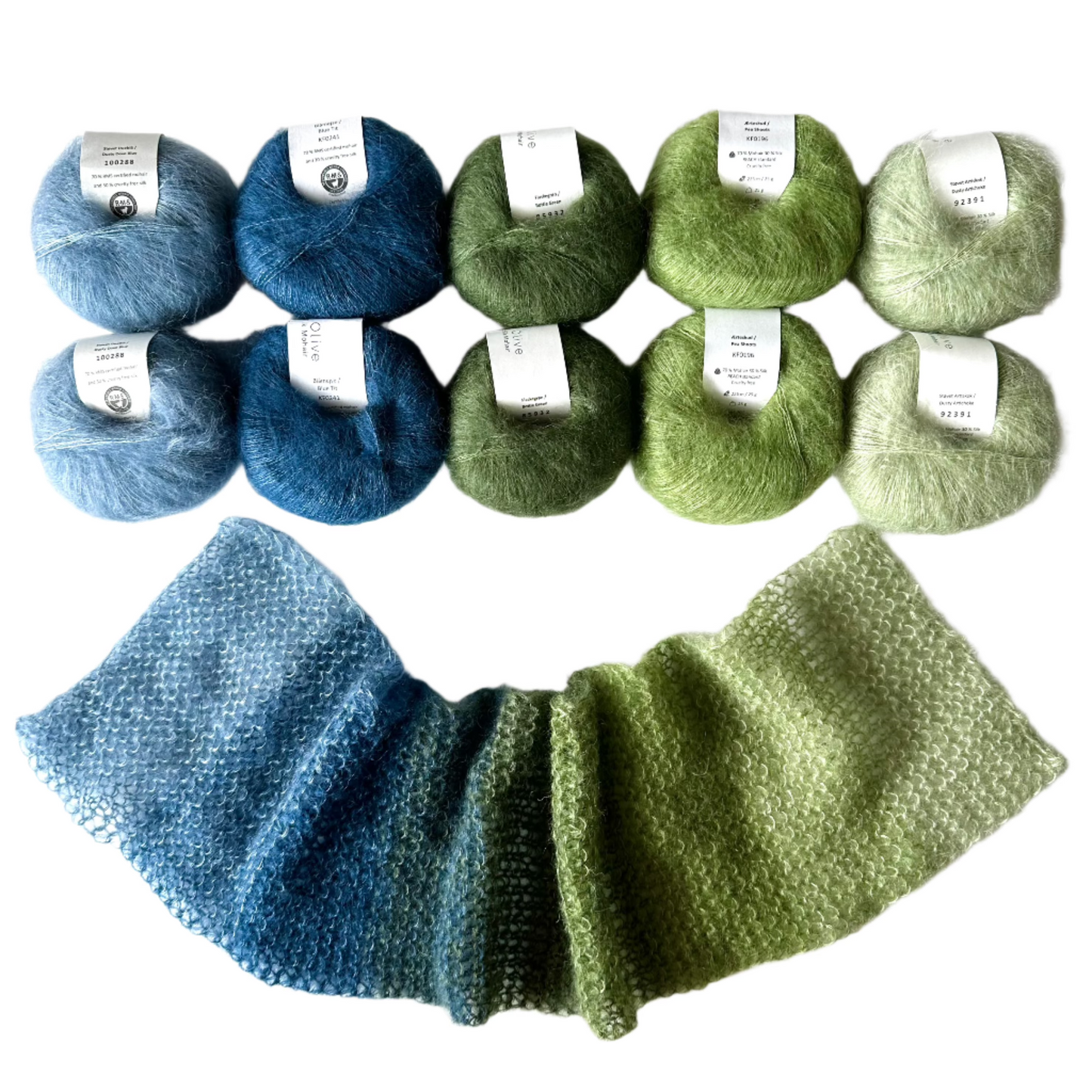 The Big Scarf & Wrap Kits (Includes Pattern)