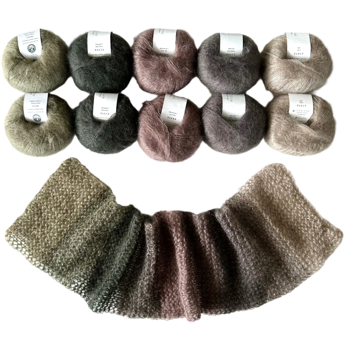 The Big Scarf & Wrap Kits (Includes Pattern)