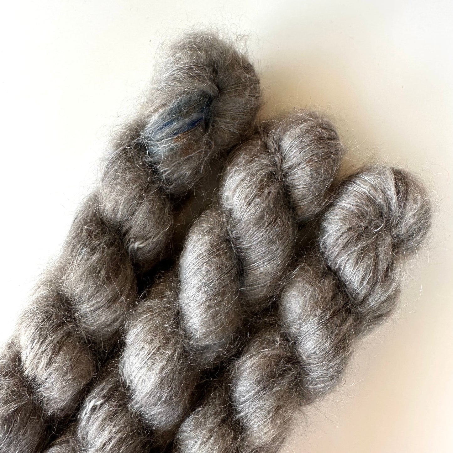 White Peony Mohair Lace - Earl Grey Fiber Co.