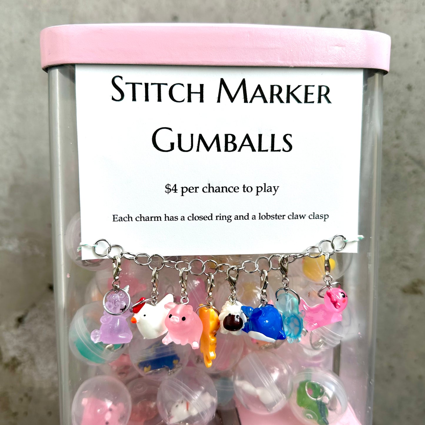 Stitch Marker Gumballs | Suspiro Stitches