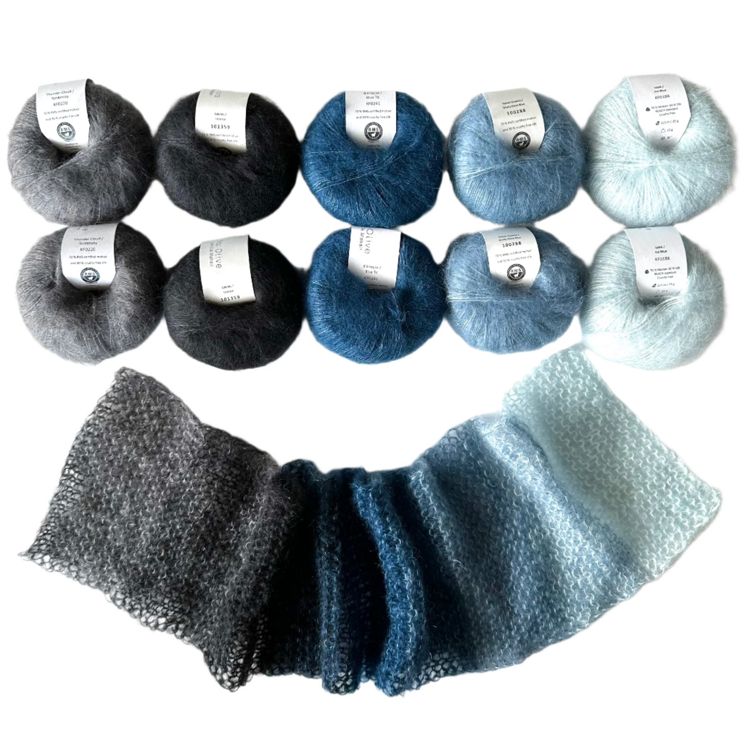 The Big Scarf & Wrap Kits (Includes Pattern)