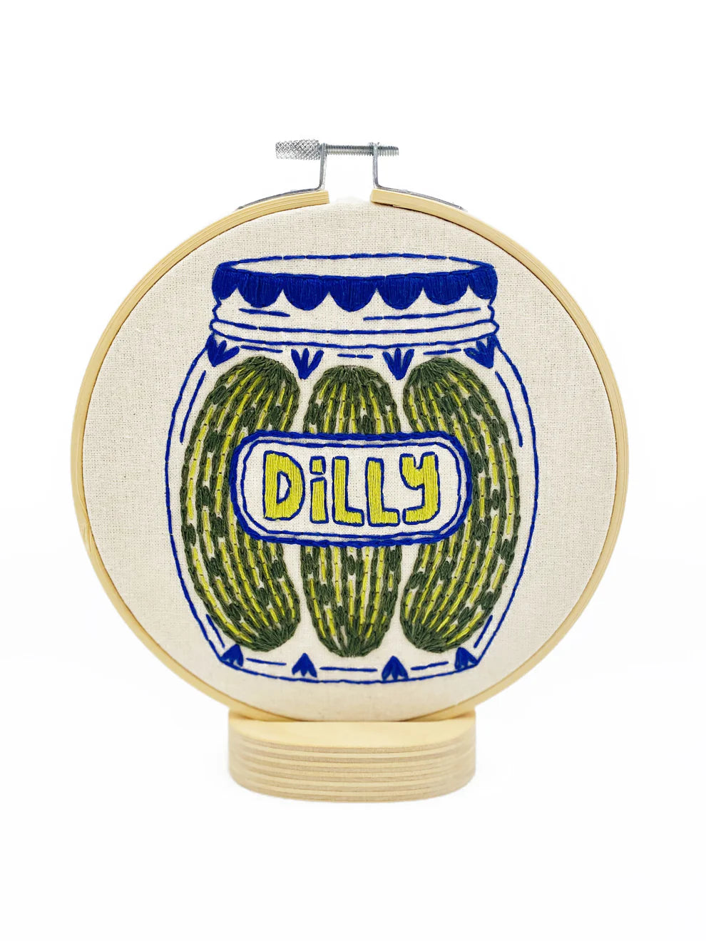 Pickles Embroidery Kit | Hook, Line & Tinker