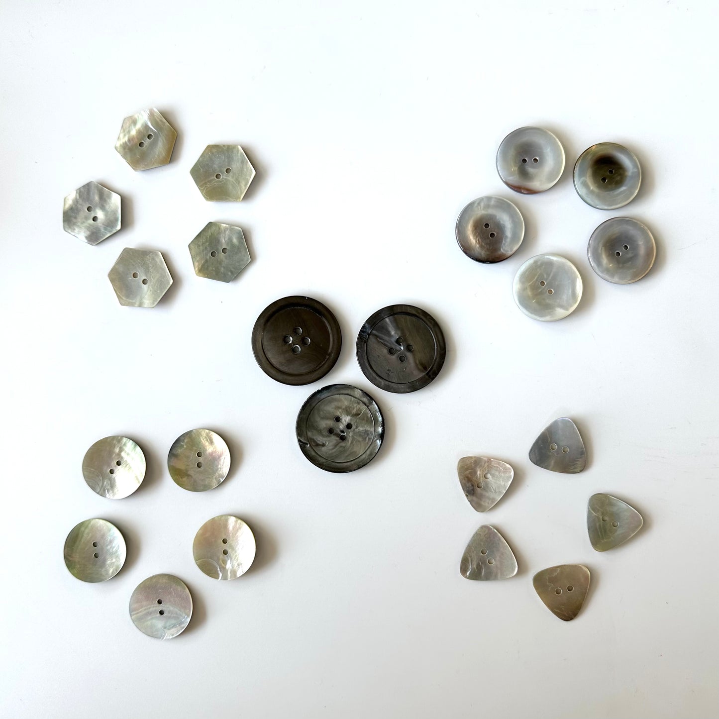 Shell Buttons - 1 inch and up