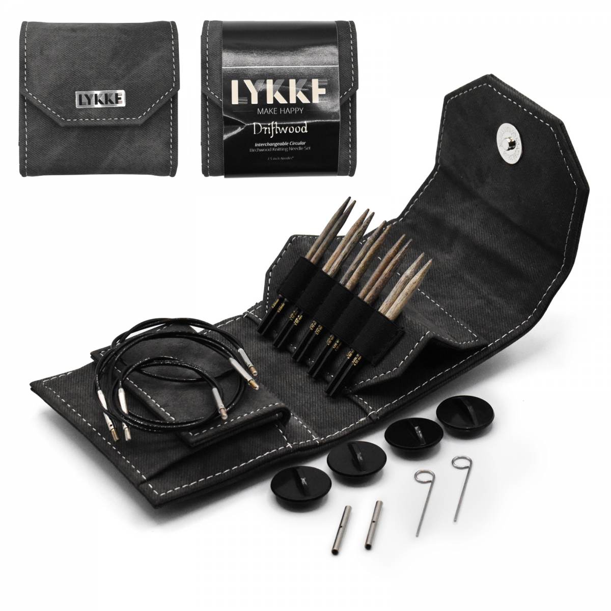 LYKKE Driftwood, Indigo & Naturale Starter Interchangeable Sets