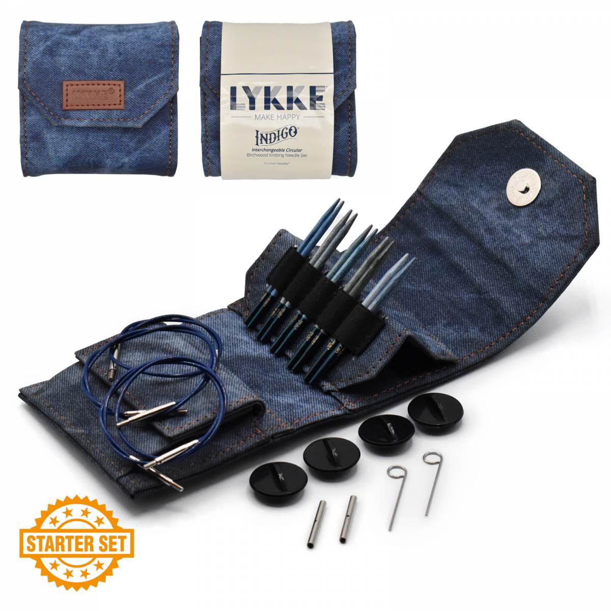 LYKKE Driftwood, Indigo & Naturale Starter Interchangeable Sets