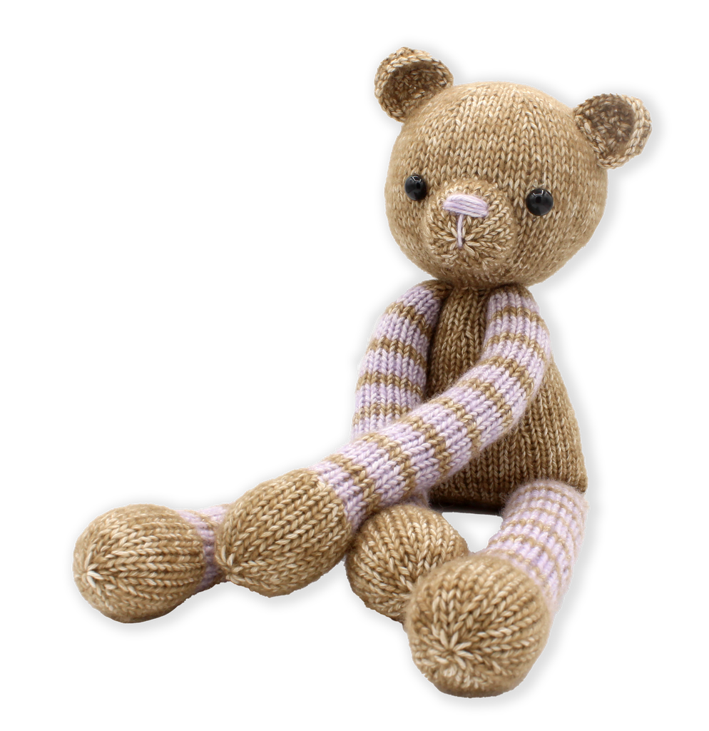 Tess Bear Knit Amigurumi Kit