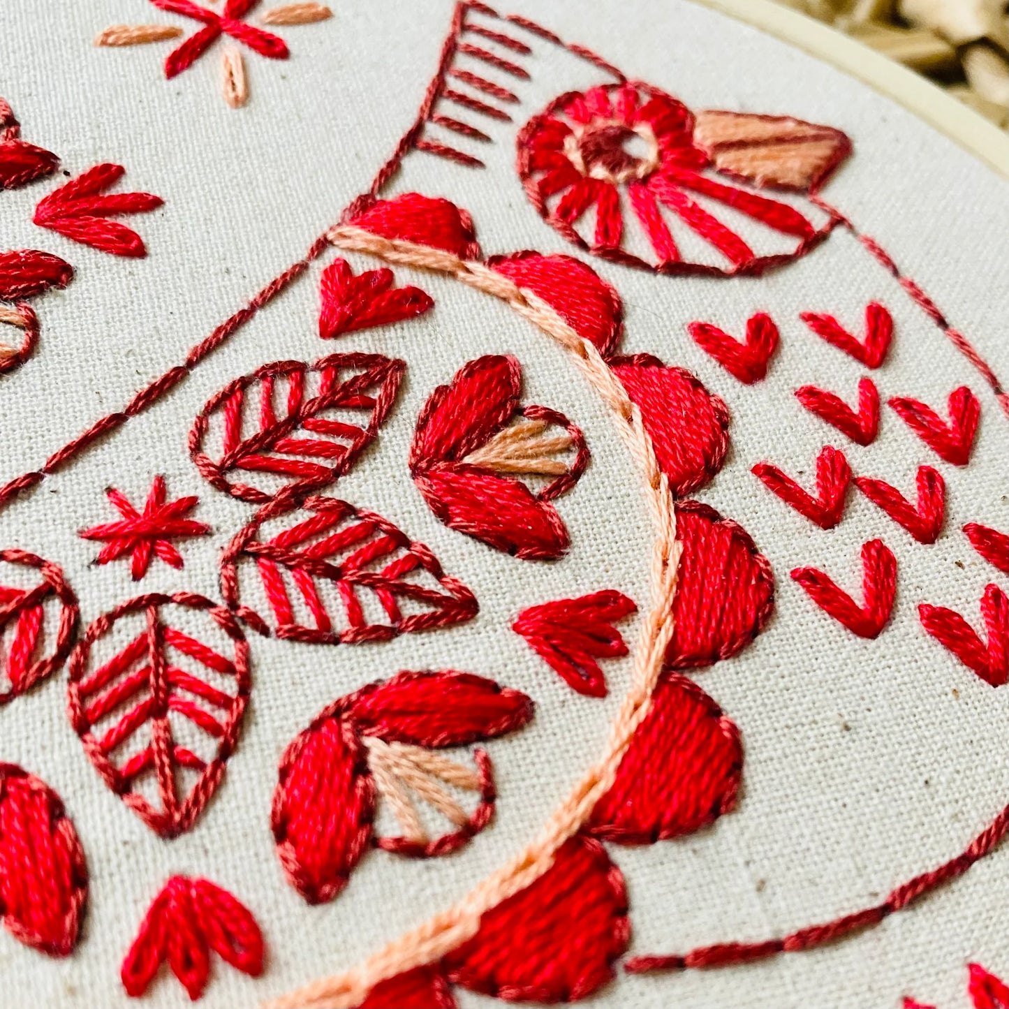 Cardinal Embroidery Kit | Hook, Line & Tinker