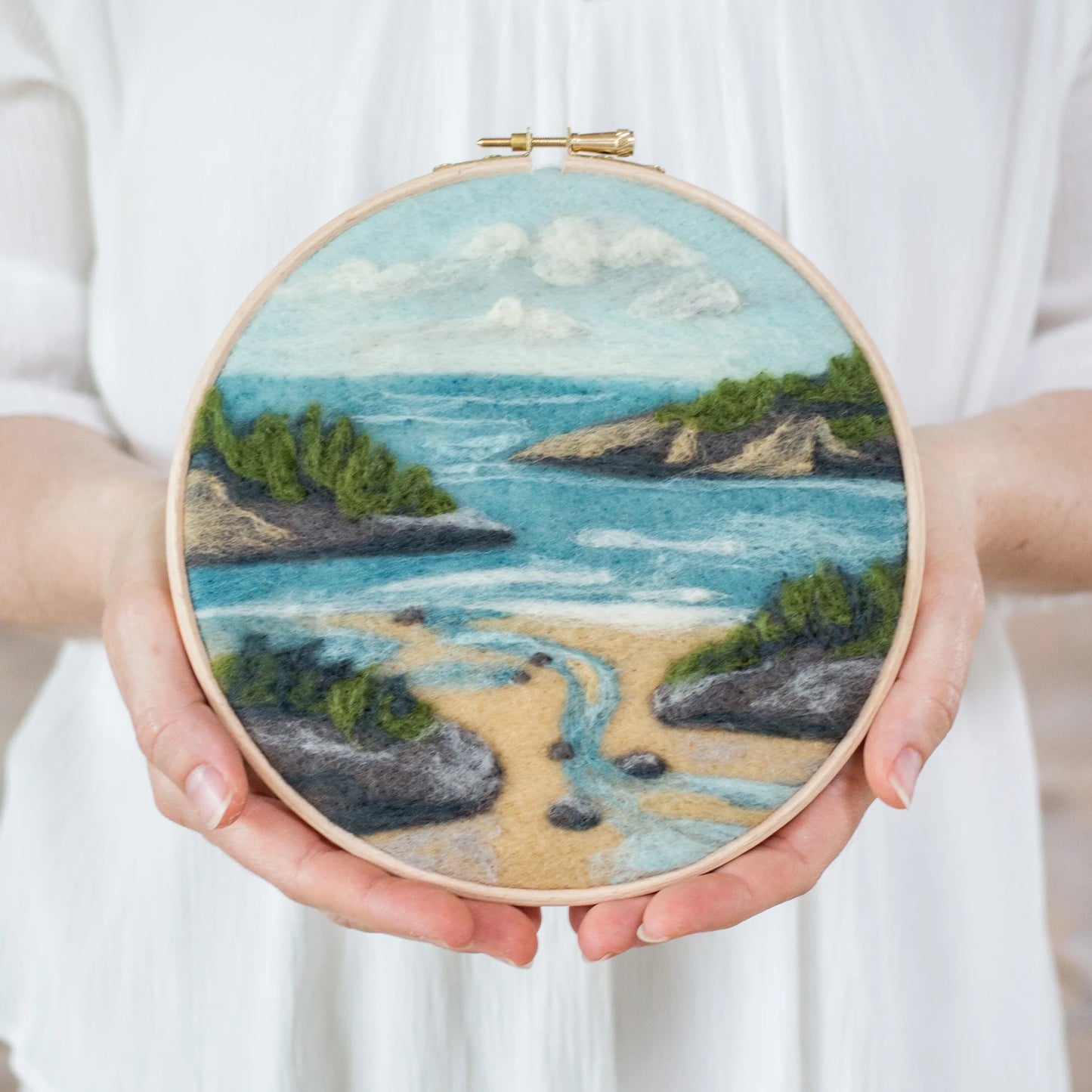 Coastal Waters Needle Felting Kit