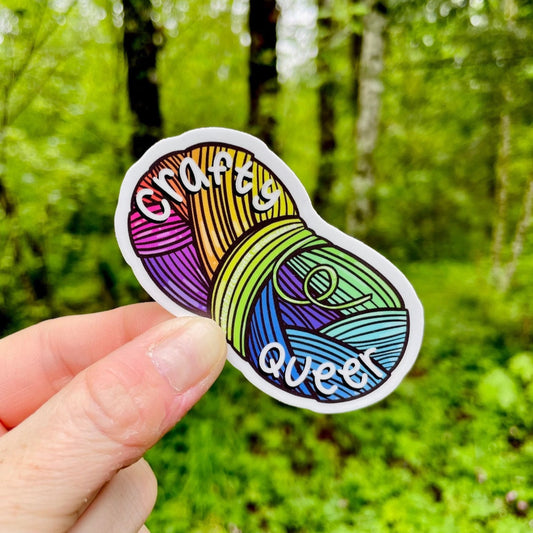 Crafty Queer Sticker