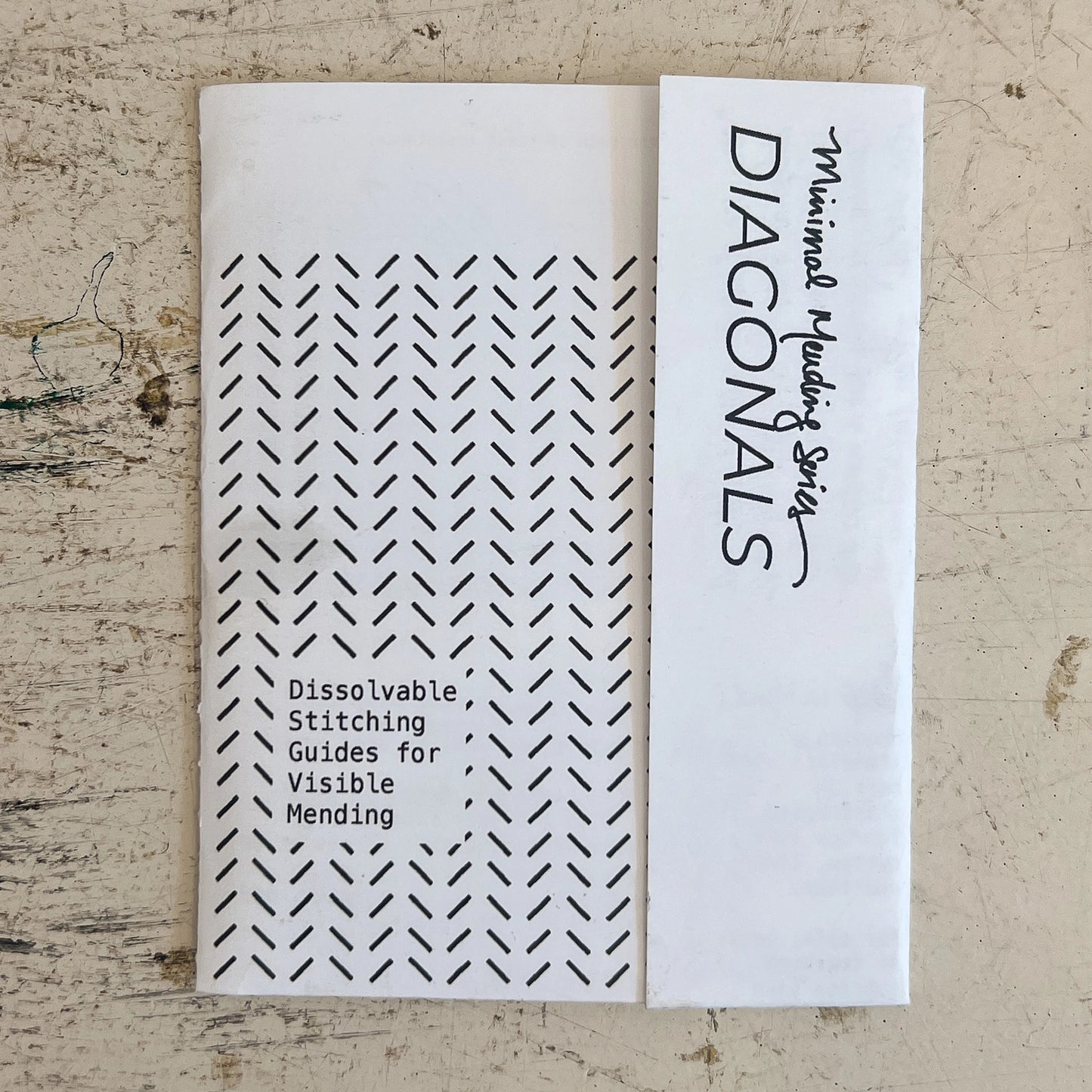 Diagonals Mending + Embellishment Stick & Stitch | Approved Textiles