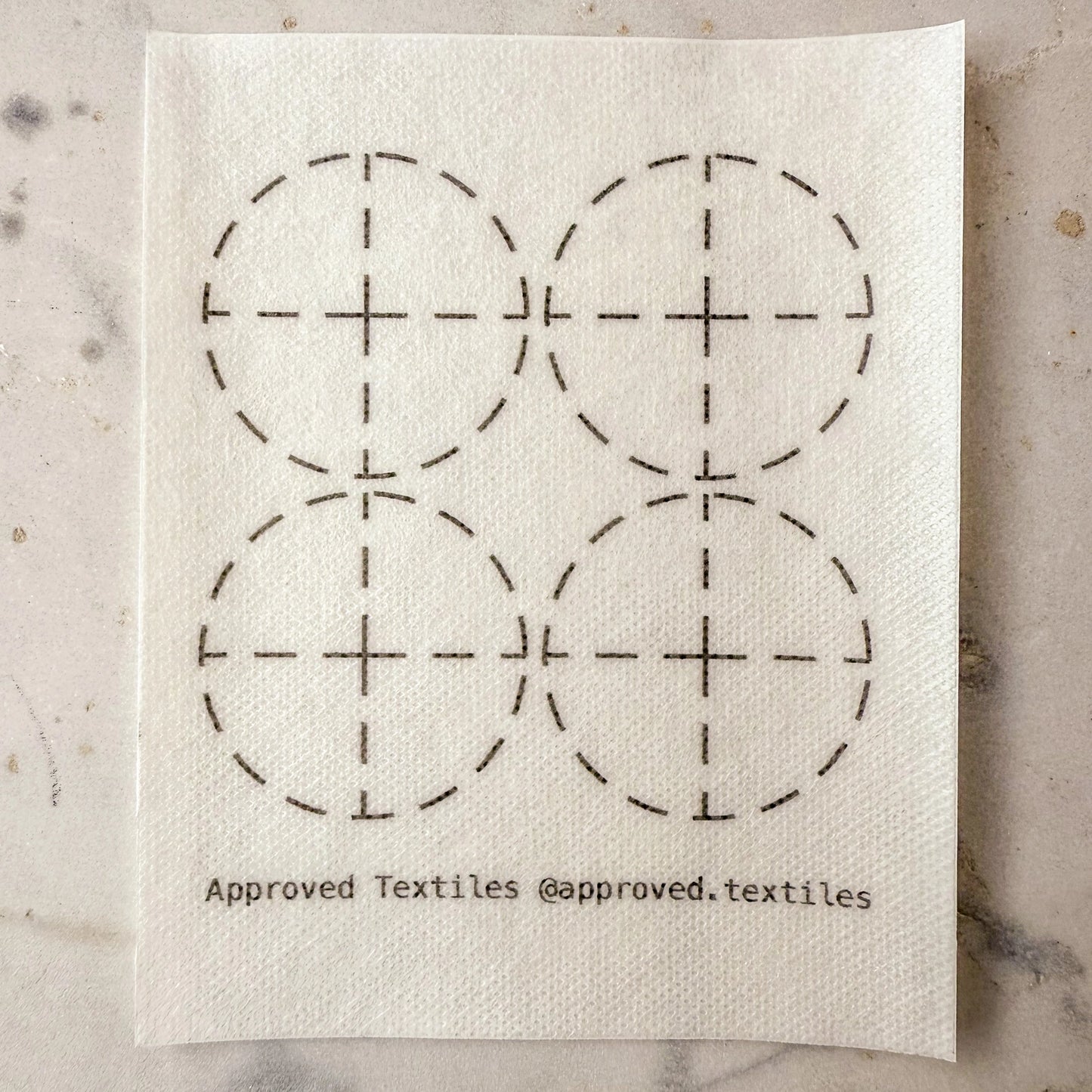Eva Hesse Geometric Shapes: Mending + Embellishment Stick & Stitch | Approved Textiles
