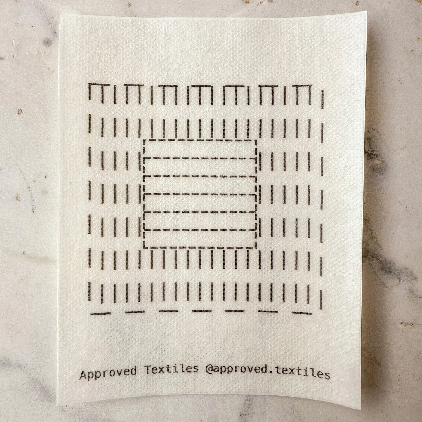 Eva Hesse Geometric Shapes: Mending + Embellishment Stick & Stitch | Approved Textiles