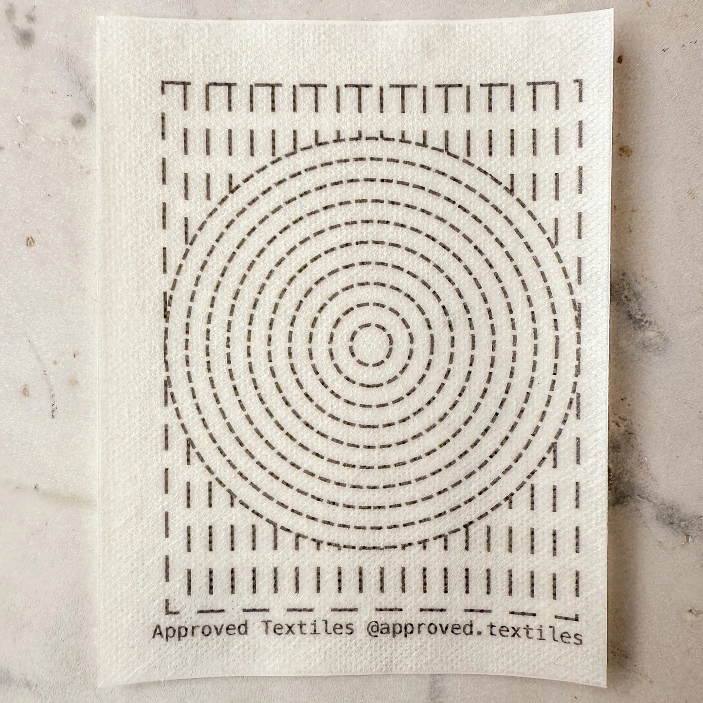 Eva Hesse Geometric Shapes: Mending + Embellishment Stick & Stitch | Approved Textiles